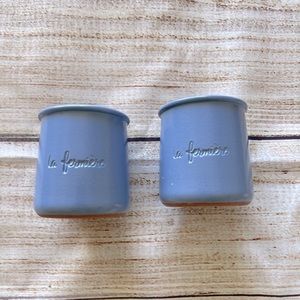 Cermer Ceramin Plant Pots La Fermiere x2